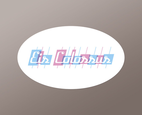 Eis Colossus Geschäftsausstattung, Logo, Geschäftspapier, Eiskarte