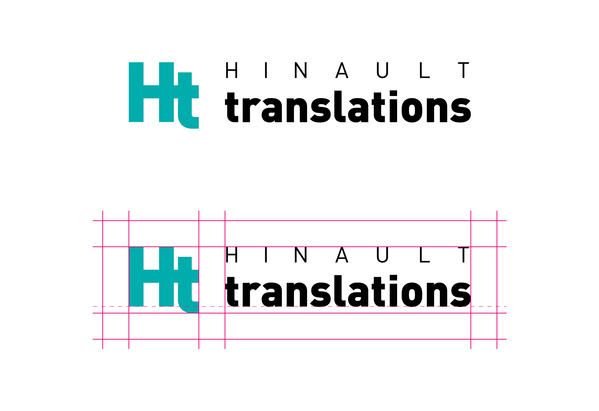Hinault translations Logo Branding Gesa Siebert Kommunikationsdesign
